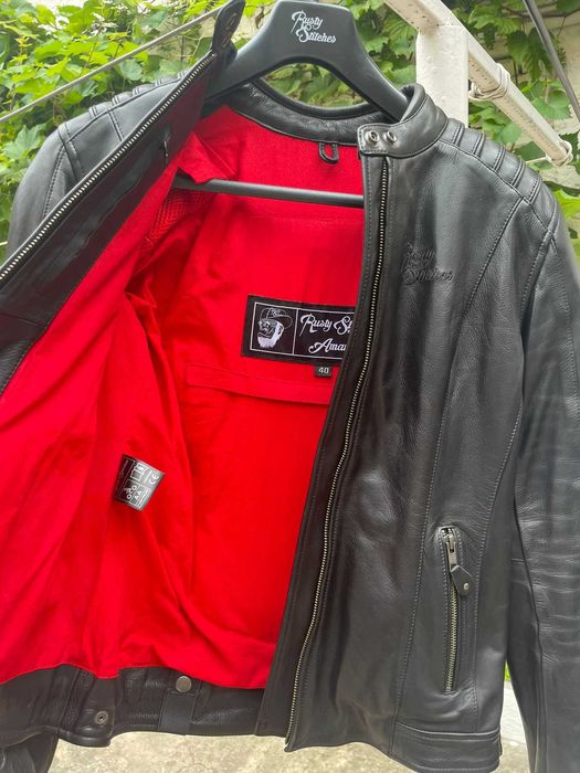 Vand Geaca Moto de Piele Rusty Stitches