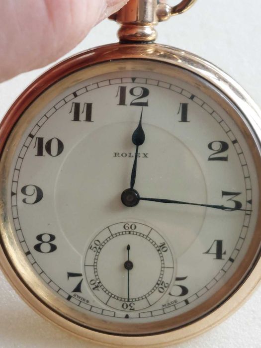 Джобен часовник ROLEX-1910-30 г.позлатен
