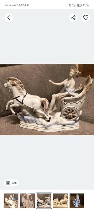 Statuetă porțelan veche – figurina decorativă colecție