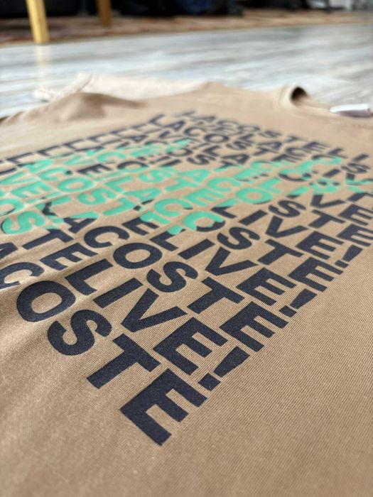 Lacoste Мъжка Тениска Размер L - Памук, Оригинална, Втора Употреба