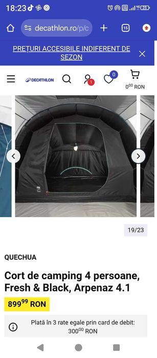 vand cort 4 persoane