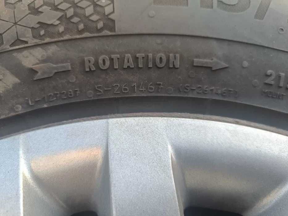 Set 4 roti complete de iarna 16", Hyundai Tucson, maxim 2000km rulate