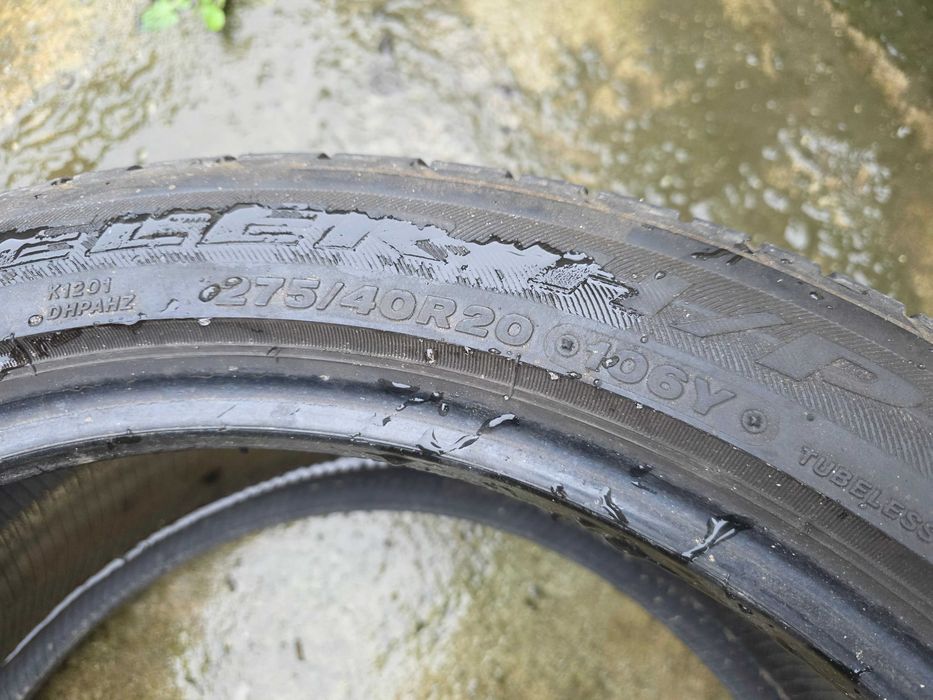 2бр Летни гуми 275 40 20 - Bridgestone Runflat - DOT 2022