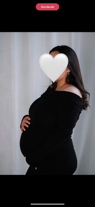 Черное платье скимс для беременных