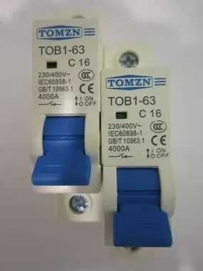 Автоматы фирмы TOMZN на 16 А.