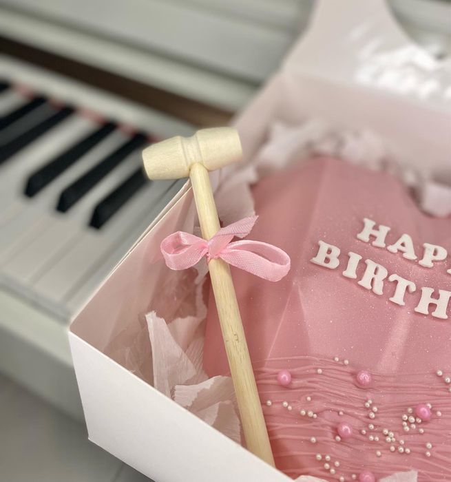 Мини дървено чукче