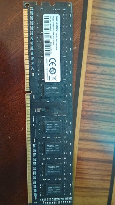 Ddr3  4гб 1 плашка озу hikvision