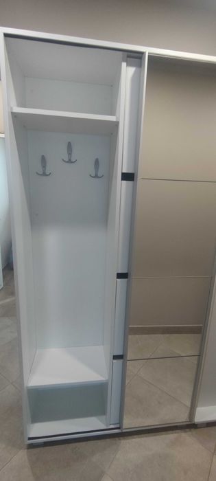 Портманто, бяло, ширина 161 см