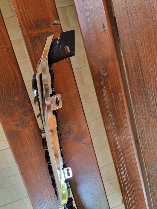 Grila cromata bara fata/ radiator Skoda Superb 2 Facelift 2013-2015