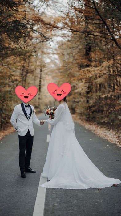 Rochie de mireasă din mătase