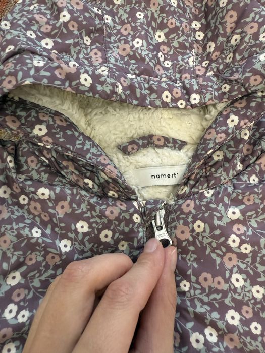 Комбинезон с утеплением на девочку осенний