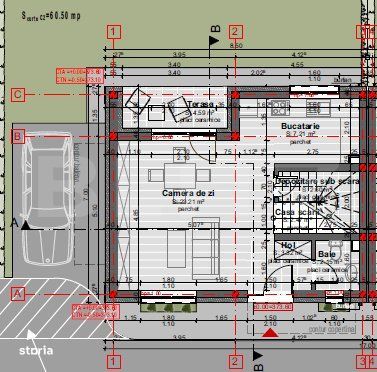 Duplex 4 camere, 120 mp, 200 teren, proiect finalizat, zona Terra