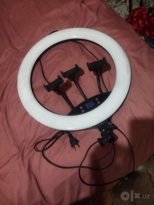LED halqali chiroq, Shtativ bilan