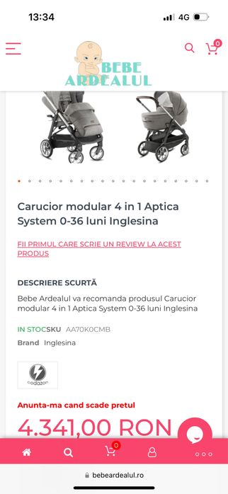 Carucior Inglesina Aptica 4 in 1