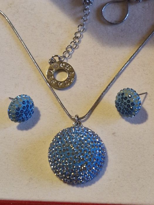 Set cercei lant si pandantiv argint