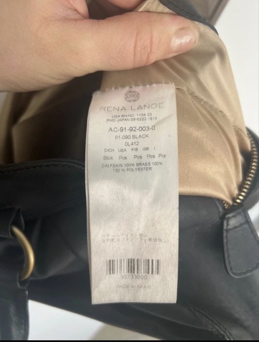 Geantă Rena Lange realizată  din  piele de vitel stare excelentă