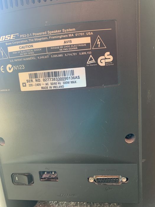 Bose суббуфер / Powered speaker system PS3-2-1