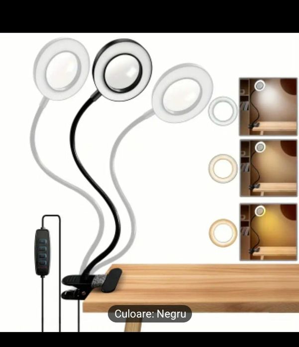 Lupă cu braț flexibil