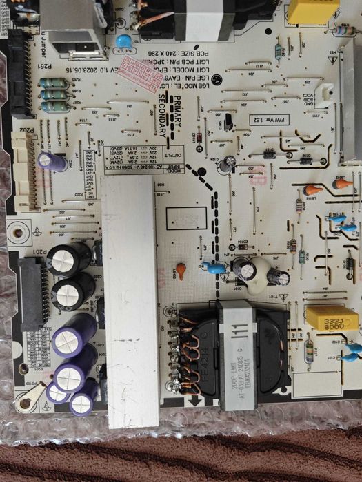 Power Supply Unit for LGP55C2-22OP EPCA38CC1B 3PCR03066C EAY65904032 - Placa de alimentare TV OLED LG 55 inch