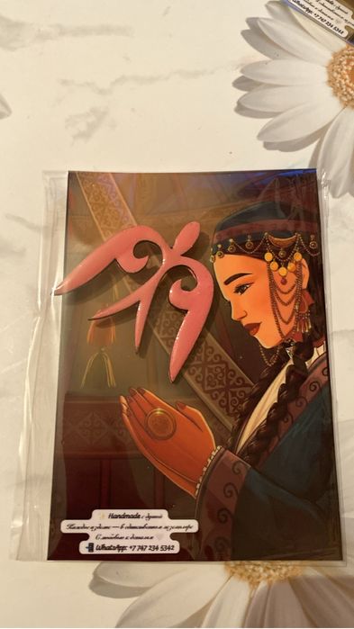 Этно брошь на заказ