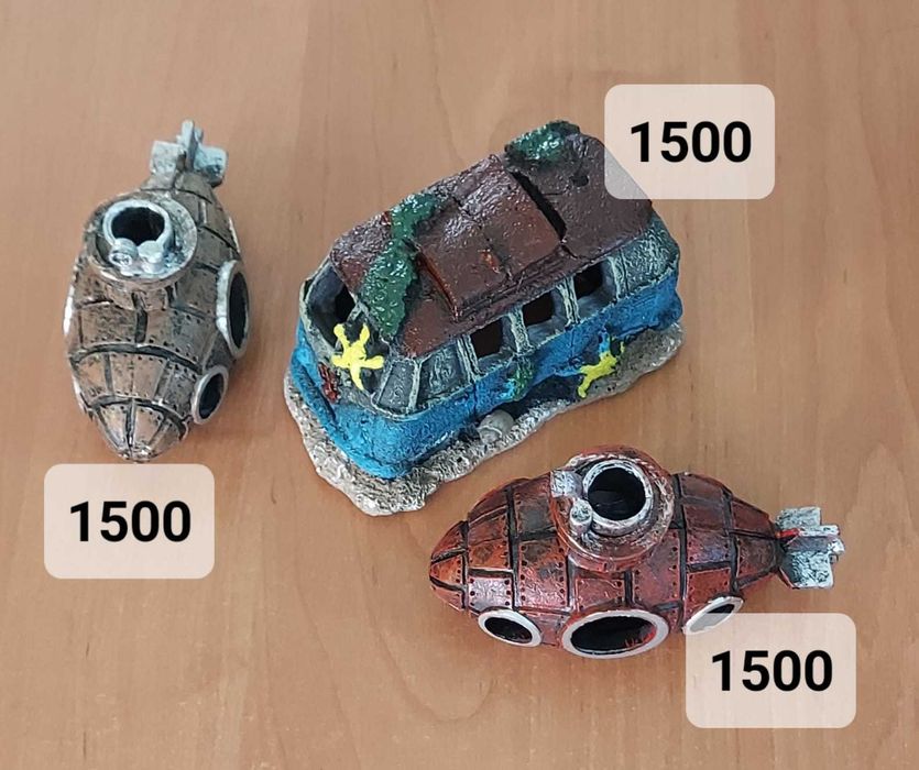 Декорации в аквариум