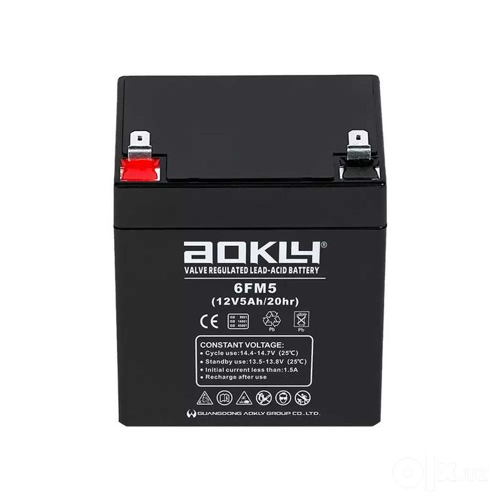 AOKLY вattery 6-FM-5 (5AH/12V) аккумуляторная батарея