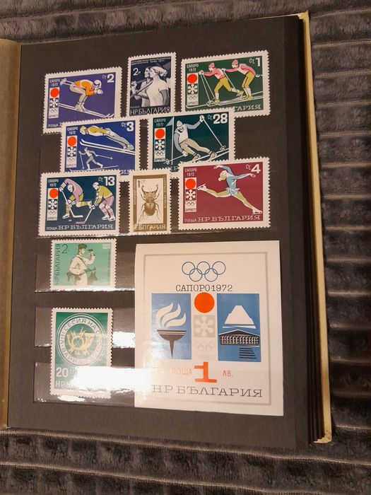 Български марки ,цял класьор над 100 бр.