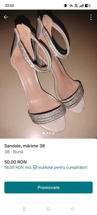 Sandale dama, mărime 38