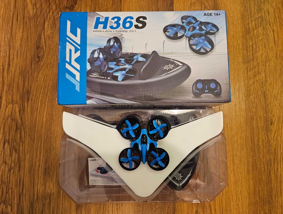 Дрон Многофункционална 3-в-1 играчка + Ховъркрафт и Самолет Режими