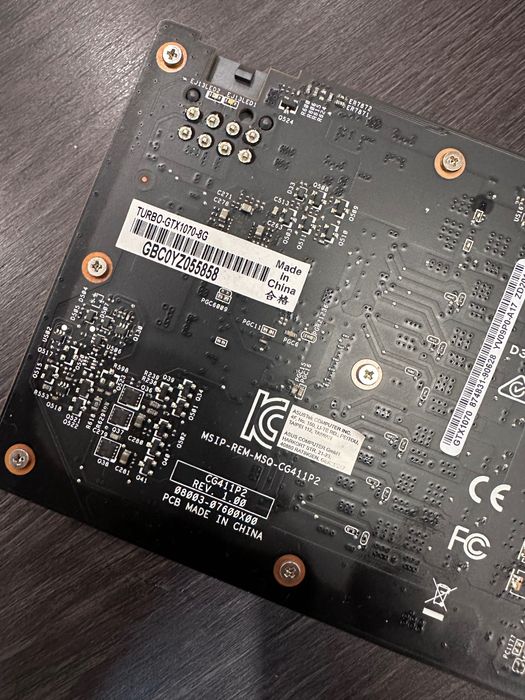 Видео карта Geforce 1070 8gb