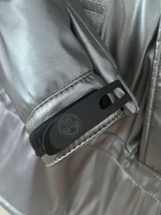 Geaca ( hanorac ) Napapijri metalic grey limited edition