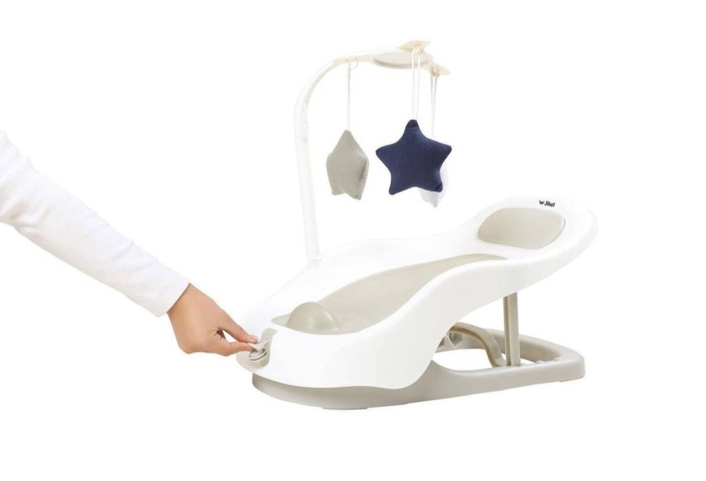 Ванночка + шезлонг с мобилем Jikel (Франция)