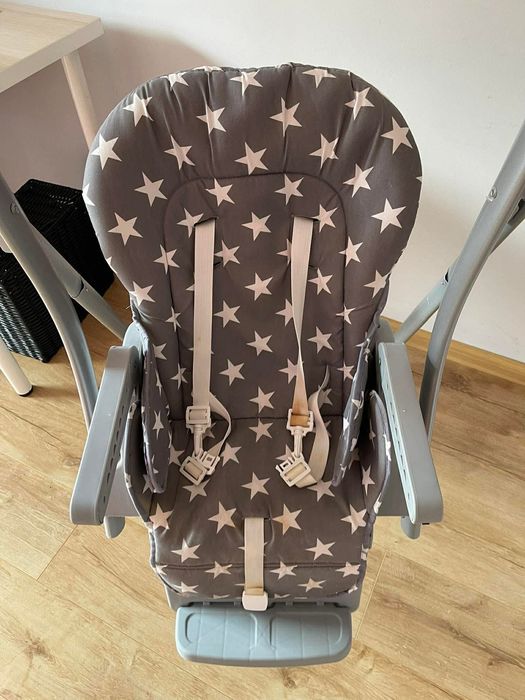 Бебешка люлка Baby Care Elite - Сива | люлка и столче за хранене