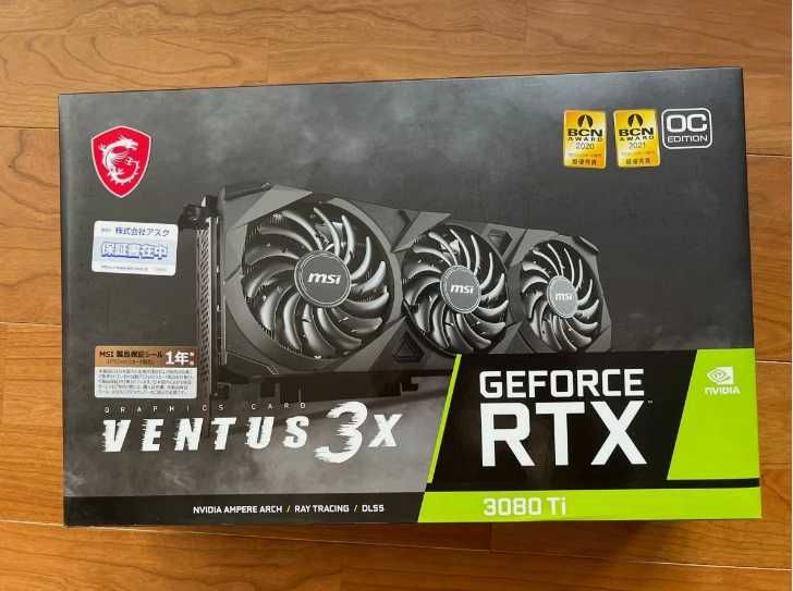Видео Карта GPU MSI Ventus 3080ti 12GB GDDR6X
