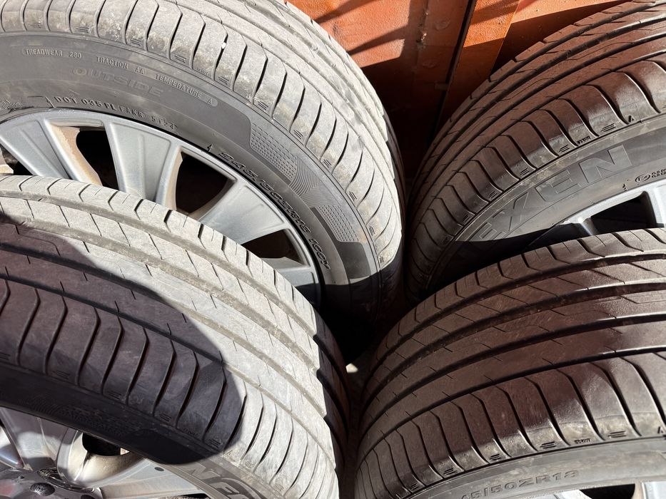 Оригинални лети джанти 18-ки с нови гуми за Mercedes W222  ( W221 )