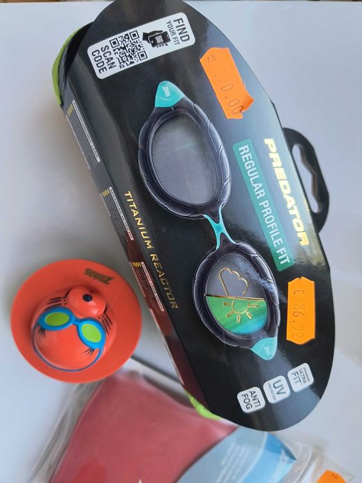 Унисекс очила за плуване Zoggs, сиви/тюркоазени/титаниеви, Reactor