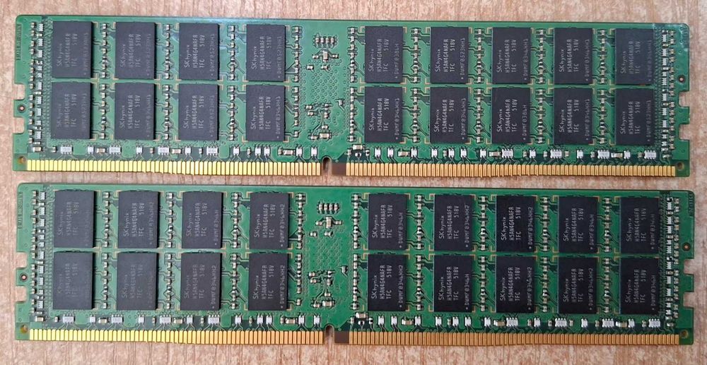 2x16GB DDR4 ECC Registered (RDIMM) сървърна памет –  2133 MHz. + Гаранция