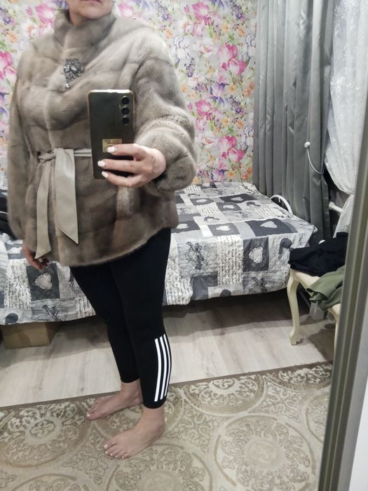 Шуба норковая р.50, 52