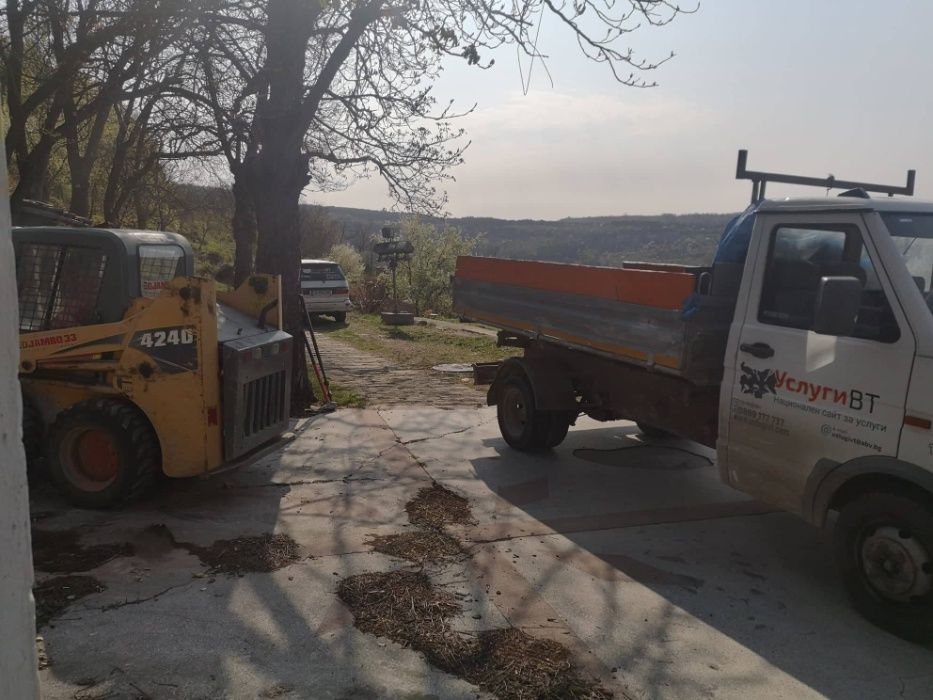 Траснпортни услуги, изхвърляне на стари вещи, хамалски услуги