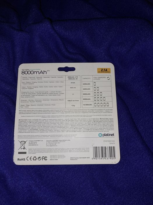 Vând Baterie externă ultra slim