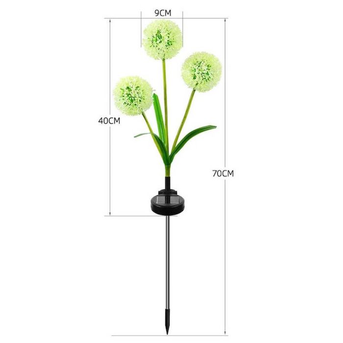Соларни LED градински светлини – цветя