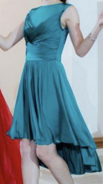 Rochie ocazie, marimea 36, verde-turcoaz