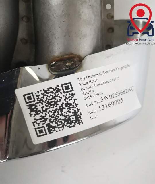 Бентли Континентал ГТ / Bentley Continental GT Оригинален накрайник за