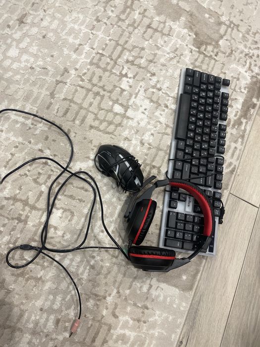 Игровая клавиатура,мышка, наушники