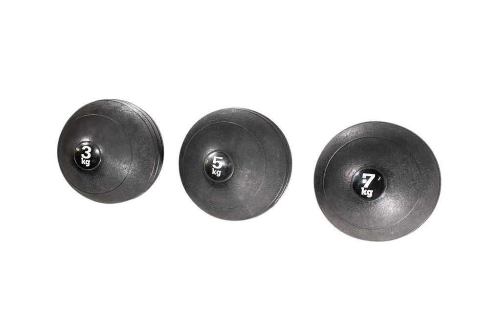 Minge Medicinala Cauciucata Neagra  SET 15 KG