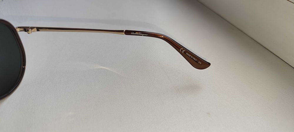 SALVATORE FERRAGAMO ochelari soare noi aviator mens