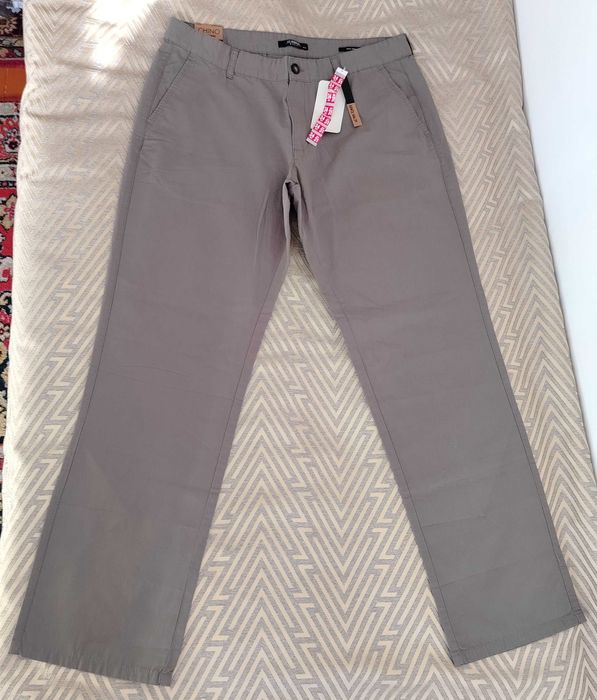 Новые летние брюки /Турция/разм-W-34 L-31/ casual кэжуал штаны слаксы