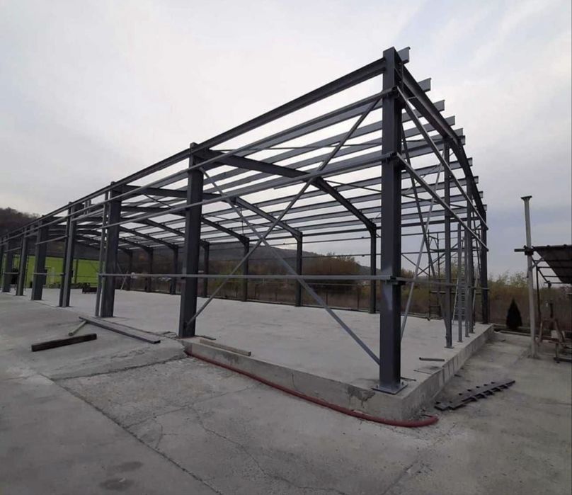Vand hale si structuri metalice calitate superioare ofer certificate