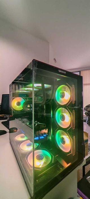 Мощен Геймърски Компютър Ryzen 5 7500X3D/32Gb DDR5/1TB SSD Corsair/RTX 3070TI/WIFI & BT/Гаранция