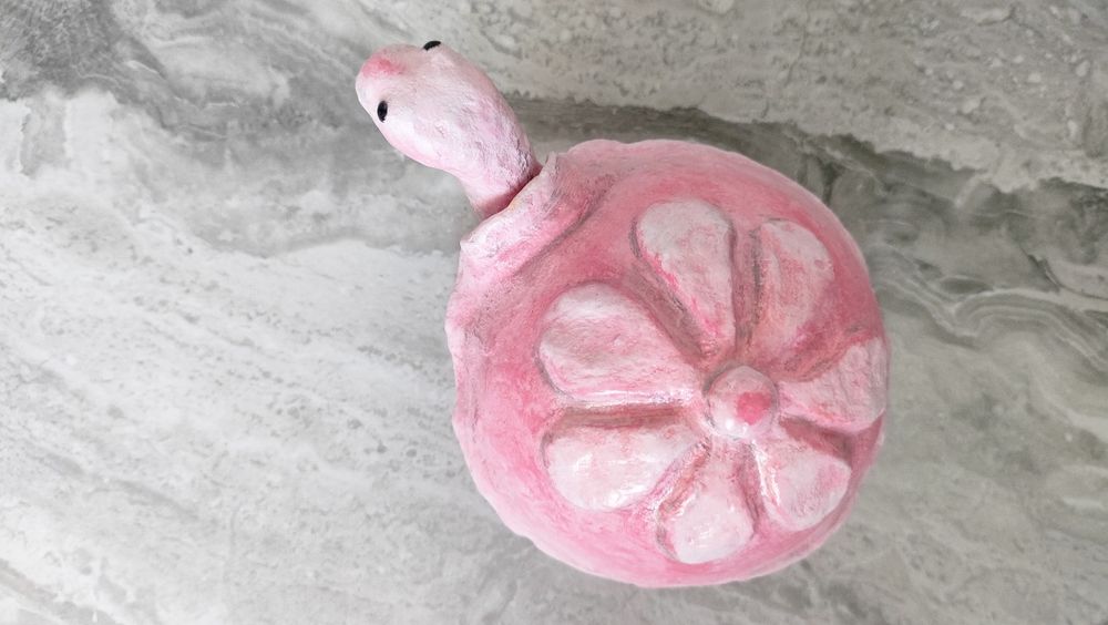 Шкатулка "Розовая черепашка"